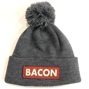 BACON BEANIE- COAL- UNISEX